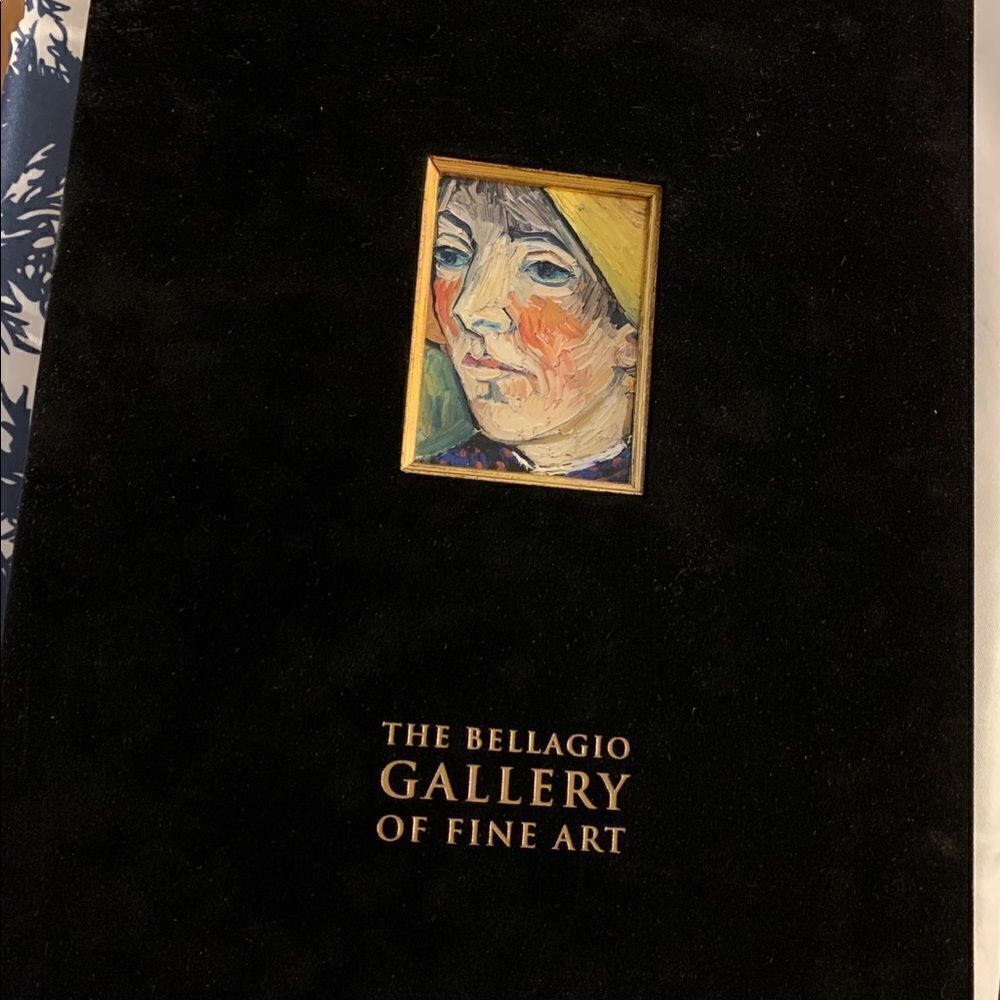 Bellagio Gallery Of Fine Art 15 Prints Black Velvet Box Van Gogh Renoir Degas